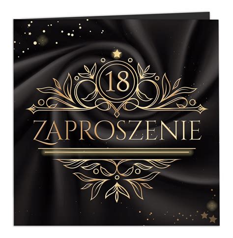 Zaproszenia Na 18 Urodziny Osiemnastkę Koperta B50 13273671052 Allegro Pl