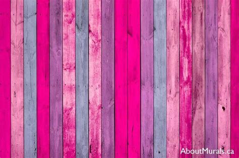 Pink Wood Wallpaper | About Murals | Wood wallpaper, Wood plank photo, Photo mural