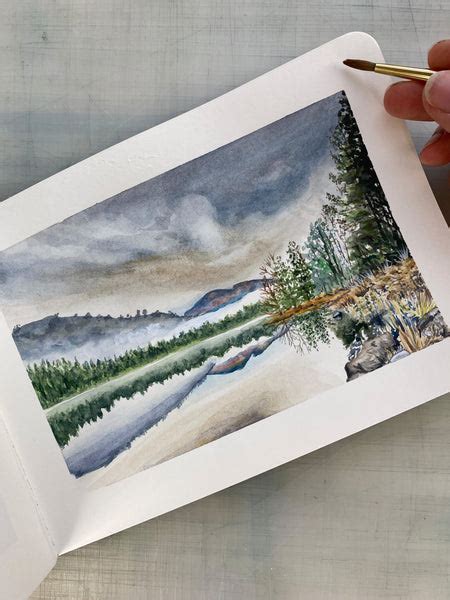 A Step-By-Step Watercolor Landscape Tutorial – Anne Kostecki Design ...