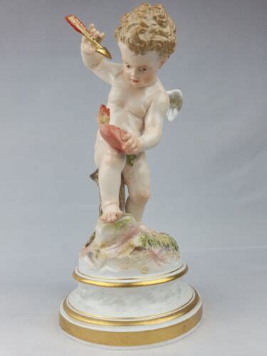 Meissen Cupid Stabbing Heart With Arrow Ebay