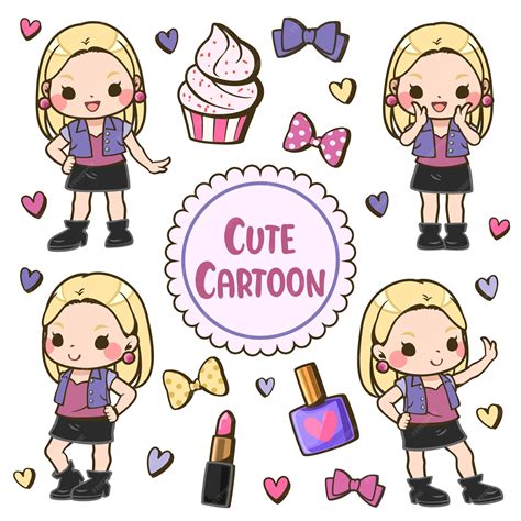 Desenho De Menina Kawaii - 7