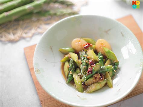 Stir Fried Asparagus With Scallop Recipe