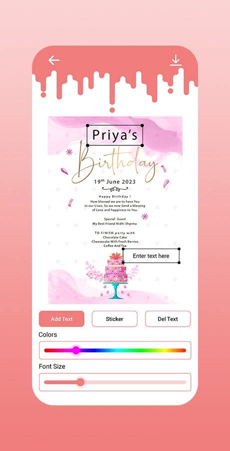 Birthday Invitation Card Maker - Android App by Elveeinfotech | Codester