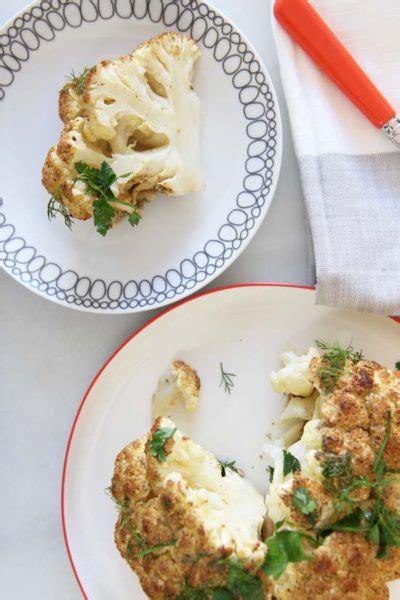 Easy Roasted Dijon Cauliflower Easy Happy Recipe Chop Happy