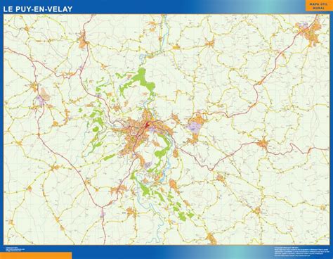 Mappa Le Puy Francia Mappe Mondo Netmaps