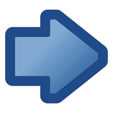 Blue Right Arrow PNG, SVG Clip art for Web - Download Clip Art, PNG Icon Arts