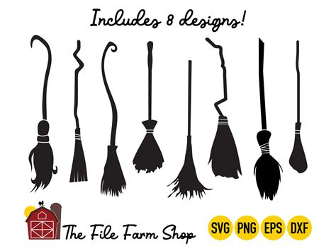 Broomstick Svg Broom Svg Witches Broom Svg Witch Svg Broom Parking