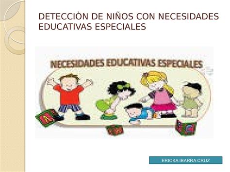 Calam O Detecci N De Ni Os Con Necesidades Educativas Especiales