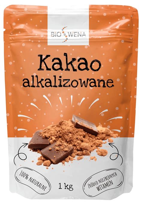 Kakao Naturalne 1kg Alkalizowane Ciemne W Proszku 13451876558