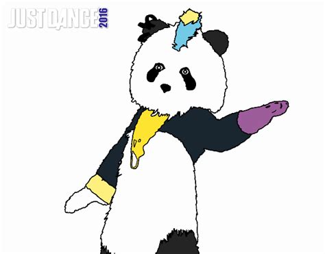 Dibujo de Oso Panda Just Dance pintado por en Dibujos.net el día 18-12 ...