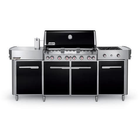 Weber Summit Grill Center Natural Gas Grill With Rotisserie, Sear ...