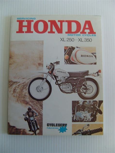 Xl250 Xl350 Honda Workshop Manual Steve Carthy Motorcycles