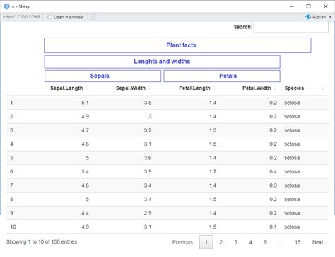 Css How To Add Multiple Column Headers That Span Specified Columns To