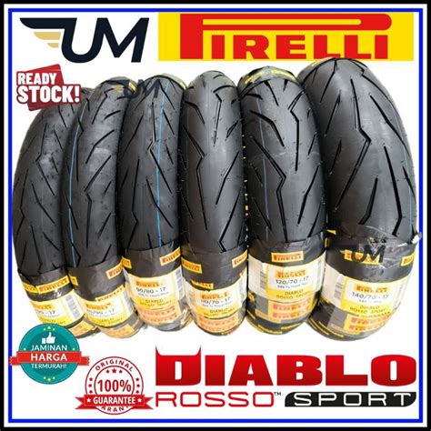 Pirelli Diablo Rosso Sport Tyre 2024 Tubeless 7090 17tl 8090 9080