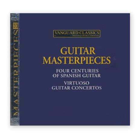 Diaz Alirio Guitar Masterpieces Cds Four Centuries Of Spanish