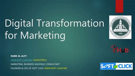 Digital Transformation For Marketing Ppt