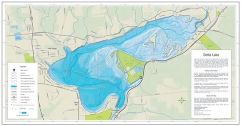 Delta Lake Fishing Map