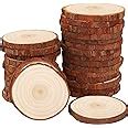 Amazon Fuyit Natural Wood Slices Pcs Inches Unfinished