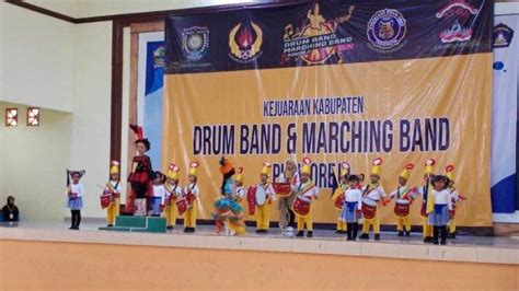 Gelar Kejurkab Marching Band Apdm Berharap Lahir Atlet Drumband Di