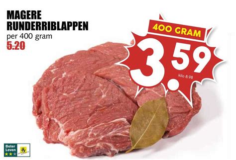 Magere Runderriblappen Aanbieding Bij Mcd Supermarkt Folders Nl