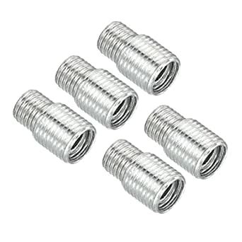 PATIKIL M10 To M8 Reducing Screw 5 Pack 15mm Long External Thread