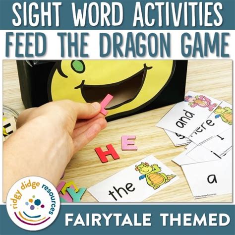 High Frequency Word Feed The Dragon Game Ridgy Didge Resources