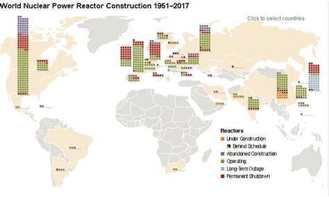 La Mappa Aggiornata Di Tutte Le Centrali Nucleari Nel Mondo Basta