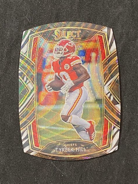 Lot - 2020 Select Tri-Color Prizm Die Cut Tyreek Hill