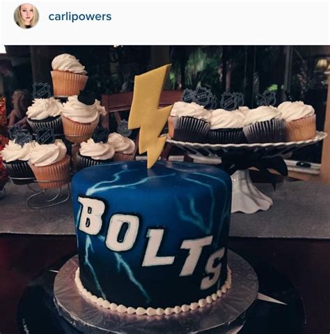 Rehearsal Cake I Designed For My Groom Go Bolts Tampa Bay Lightning