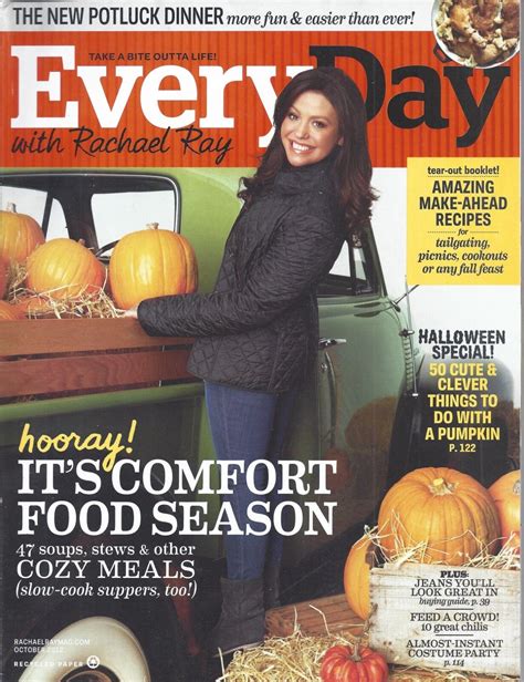 Everyday With Rachael Ray Magazine October 2012 Ebay