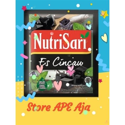 Jual Nutrisari Rasa Cincau Gr X Sachet Shopee Indonesia