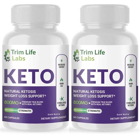 2 Pack Official Trim Life Keto Pills