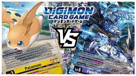 Digimon Tcg Locals Yellow Vaccine Hybrid Vs Fenriloogamon Bt