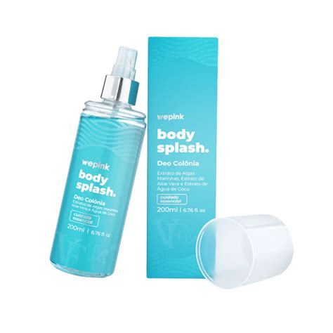 Body Splash VF Aqua Desodorante Colônia 200ml Wepink