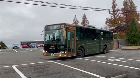 比叡山頂の江若バス 1本のみの堅田駅西口行き140系統 Kojak Bus The Summit Of Mt Hiei 202111