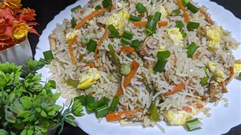 Chinese Rice Recipe Chinese Chawal Banane Ka Tarika Chicken Chinese