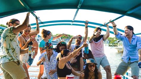 Partyboats On Long Island Paddle Pubs Tiki Boats And More Ways To Set