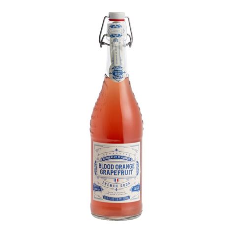 Sparkling Blood Orange Grapefruit French Soda World Market