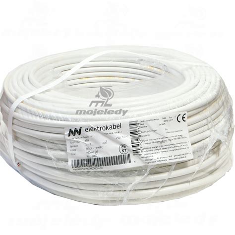 Przewód YDY 2x1mm 450 750V drut CU 2x1 100m 2x1 YDY Elektrokabel