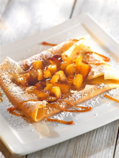 Recette gourmande de crêpes pomme caramel bio Mon Fournil