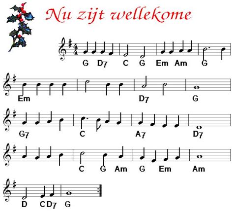 Kerstliederen Bladmuziek Kinderliedjes Ukelele Liedjes