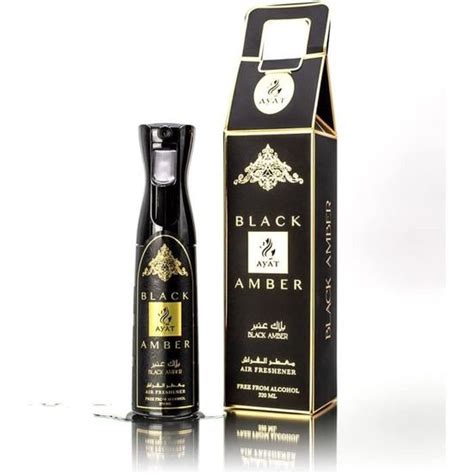 Ayat Perfumes Black Amber Spray Ml Parfum Maison Et Int Rieur