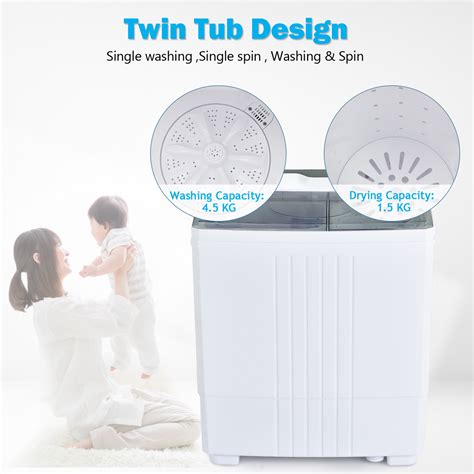 twin tub portable washing machine 5