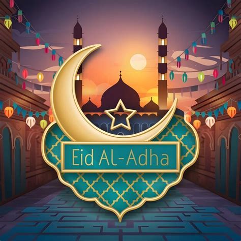 Premium Photo Eid Ul Adha Clip Art Happy Festival Of Islam Muslim