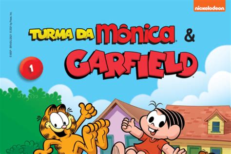 Turma Da Monica E Garfield - Turma da Mônica e Garfield estão juntos em nova série de quadrinhos