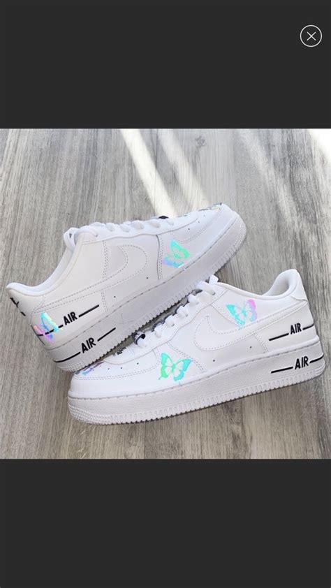 Nike Air Force Reflective Butterflies By Ayascustom Nike Air Nike