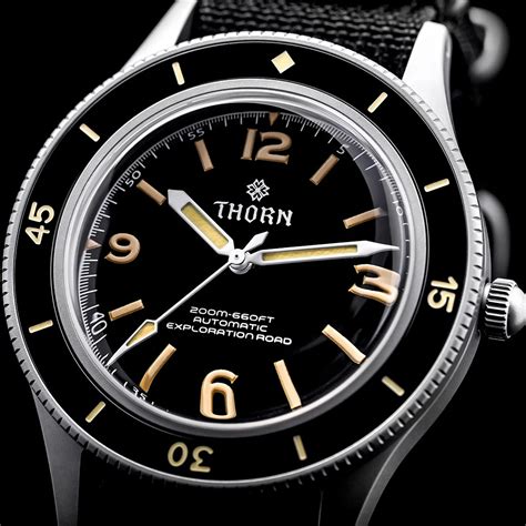 Thorn Reloj Mec Nico Para Hombre Cron Grafo De Buceo Con Movimiento