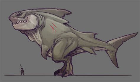 Megalodon Rex Concept Concept Art Characters Creature Art Creature