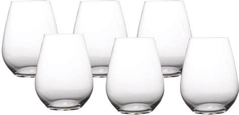 Maxwell And Williams Vino 6 Stemless White Wine Glasses Aldiss