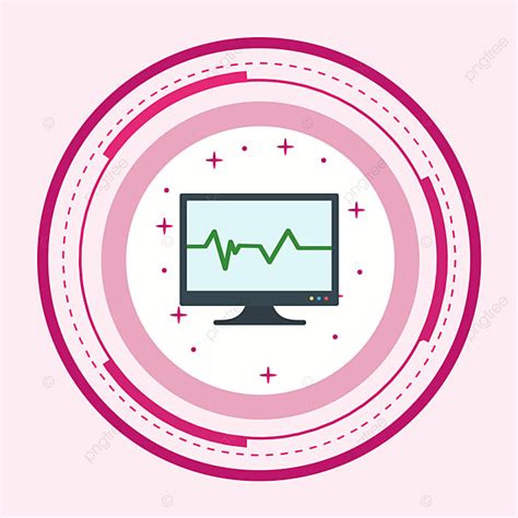 Gambar Ikon Pulsa Vektor Ekg Detak Jantung Denyut Nadi Png Dan